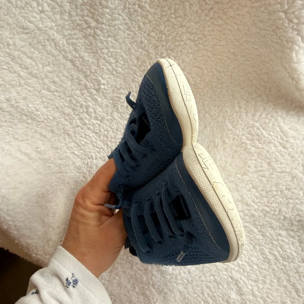 Reima Kids Blue Knit Sneaker - Breathable Everyday Shoe - Picture 13 of 16